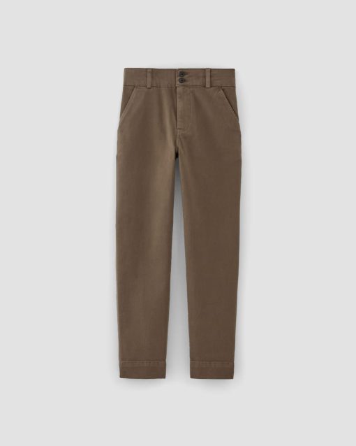 Alternative view of The Organic Straight-Leg Pant | Cocoa