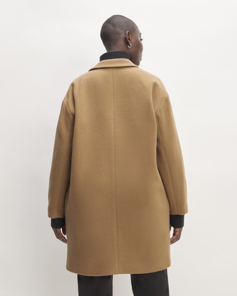 The Italian ReWool® Cocoon Coat | Camel - Image 6