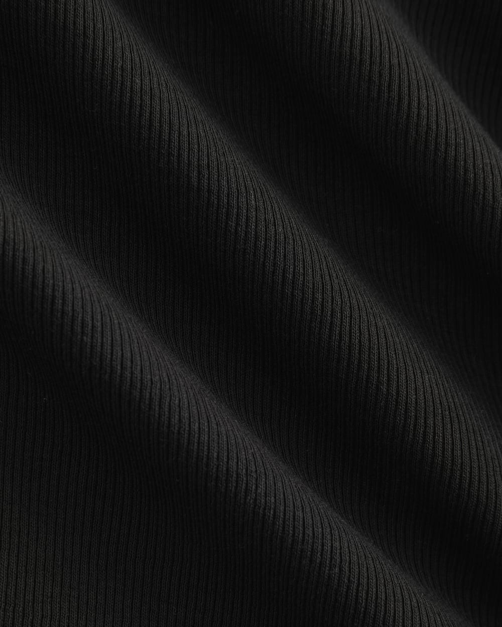 Luxe Rib Deep U-Neck Top | Black - Image 6