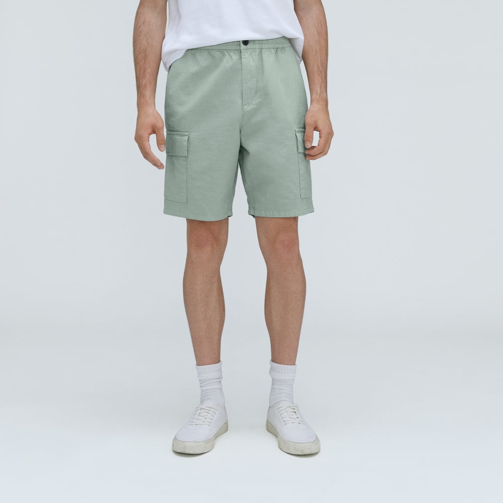 The Cotton Linen Short | White Sage - Image 2