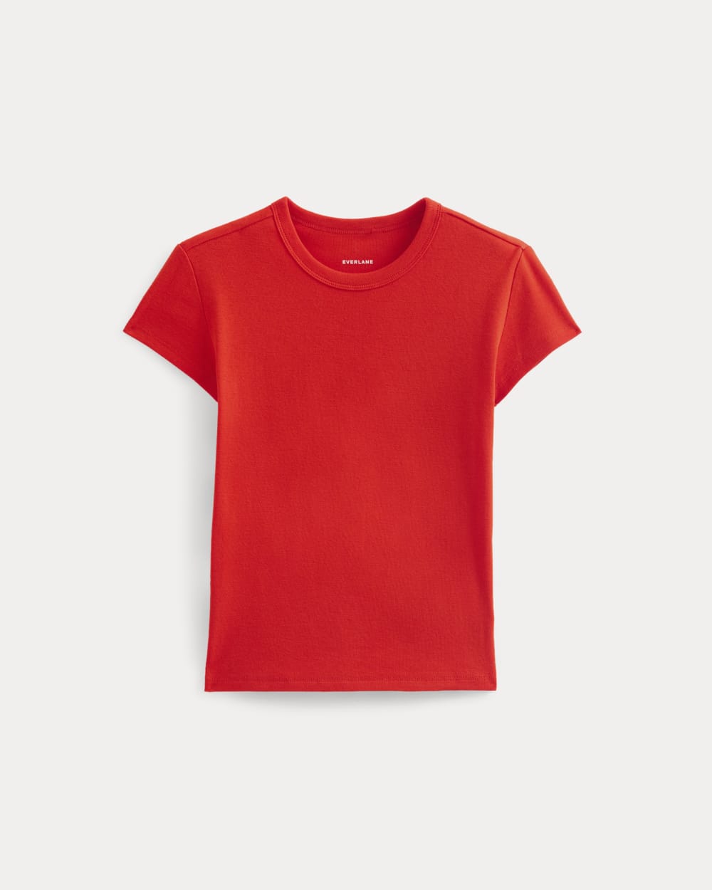 RetroSoft Cotton Crew | Fiery Red - Image 2