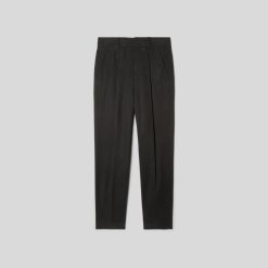 Alternative view of The Draper Tapered Pant in Buttersmooth | Black