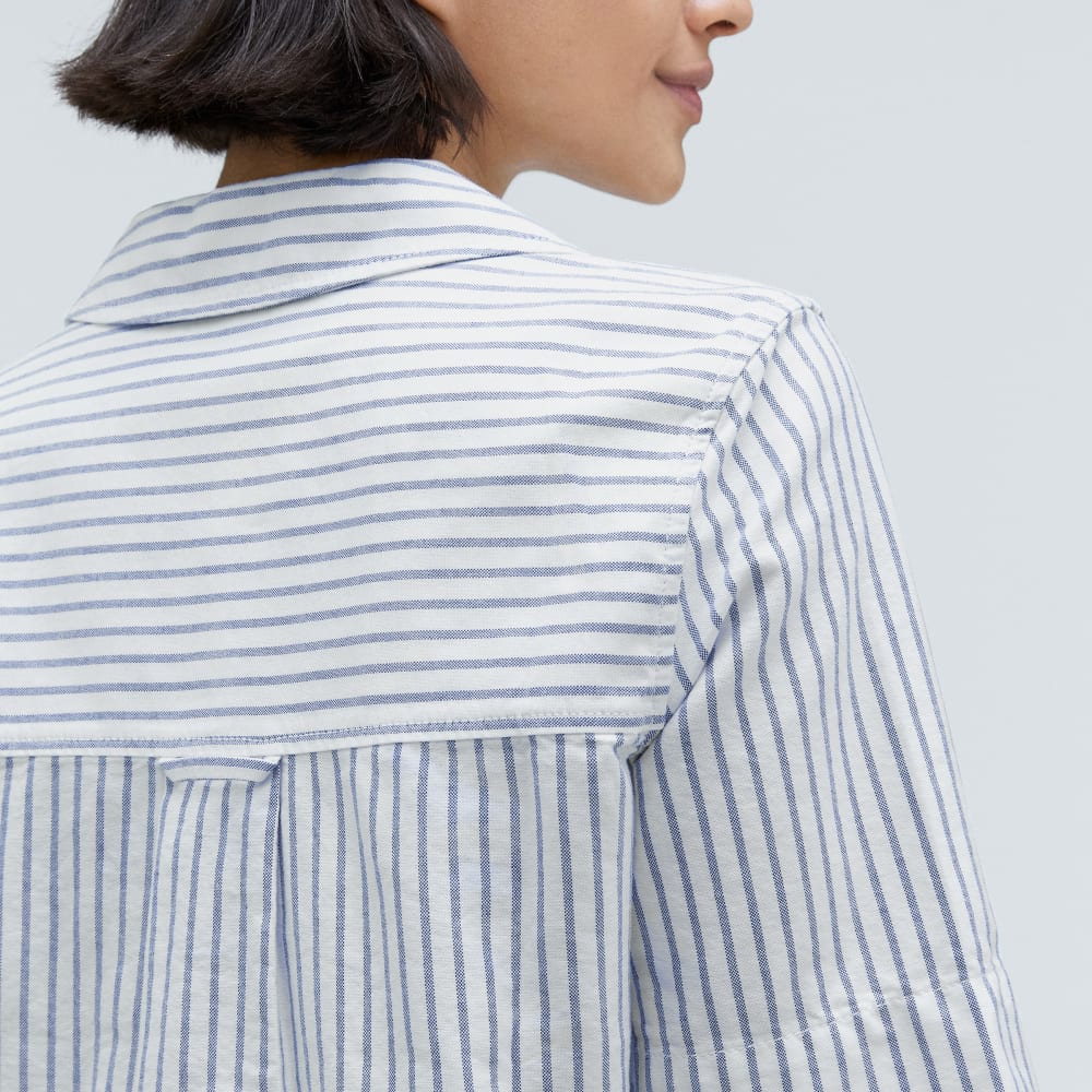 The Oxford Popover | Deep Blue / Canvas - Image 5