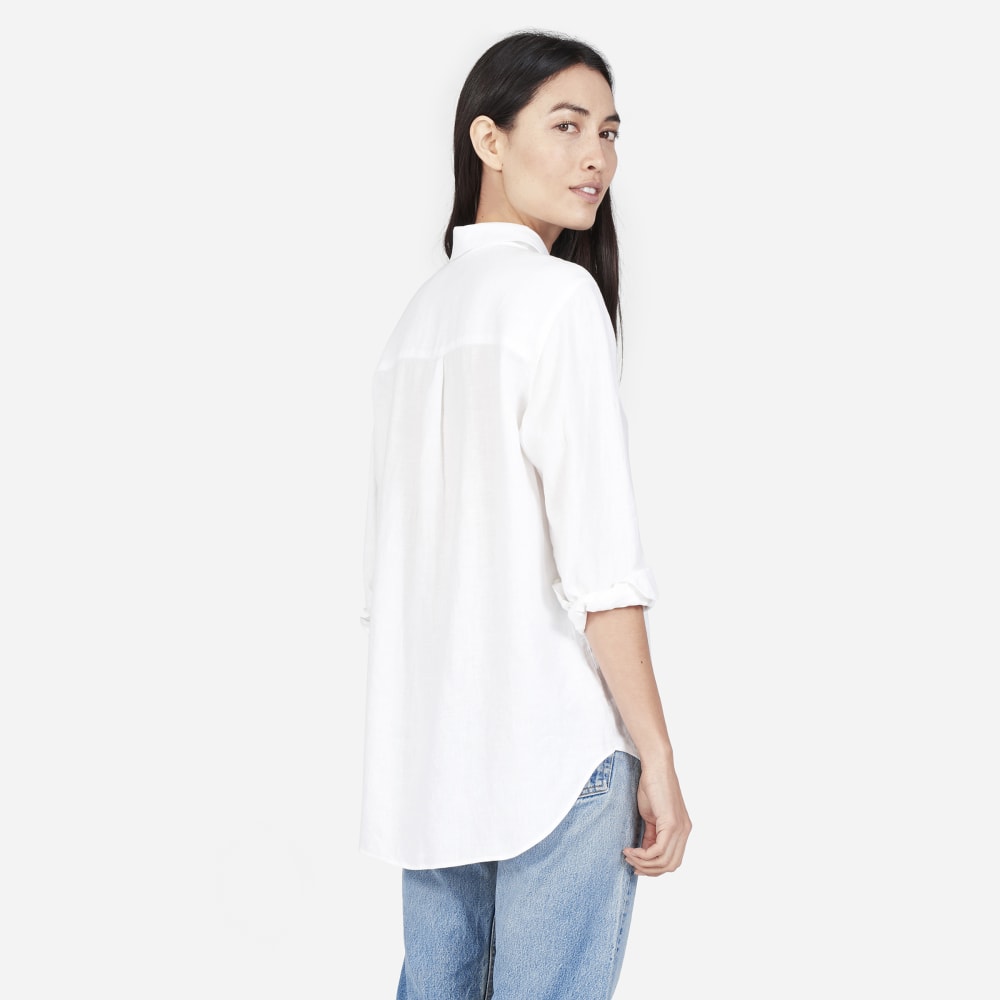 The Must-Have Shirt in Linen | White - Image 8