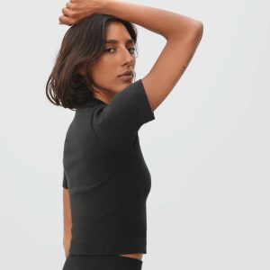 Alternative view of The Seamless Tee | Black