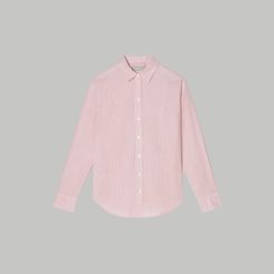Alternative view of The Must-Have Shirt in Silky Cotton | Mandarin / White