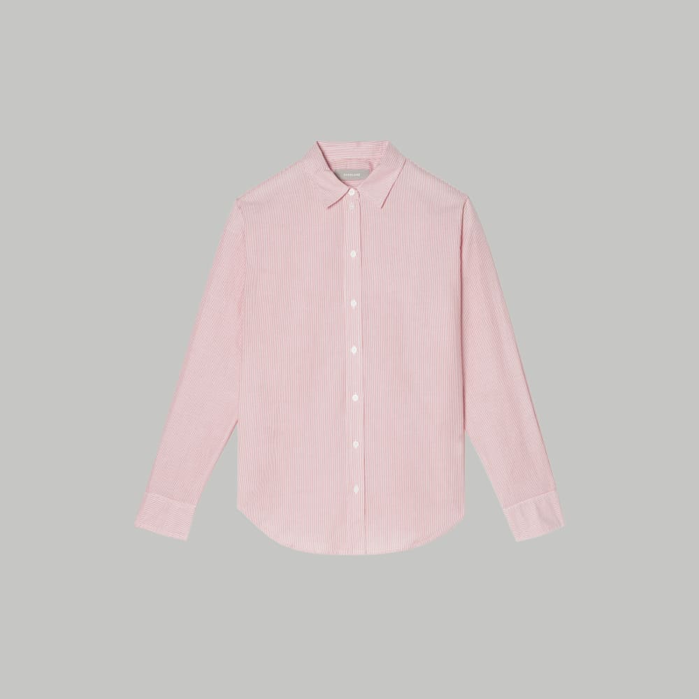The Must-Have Shirt in Silky Cotton | Mandarin / White - Image 2