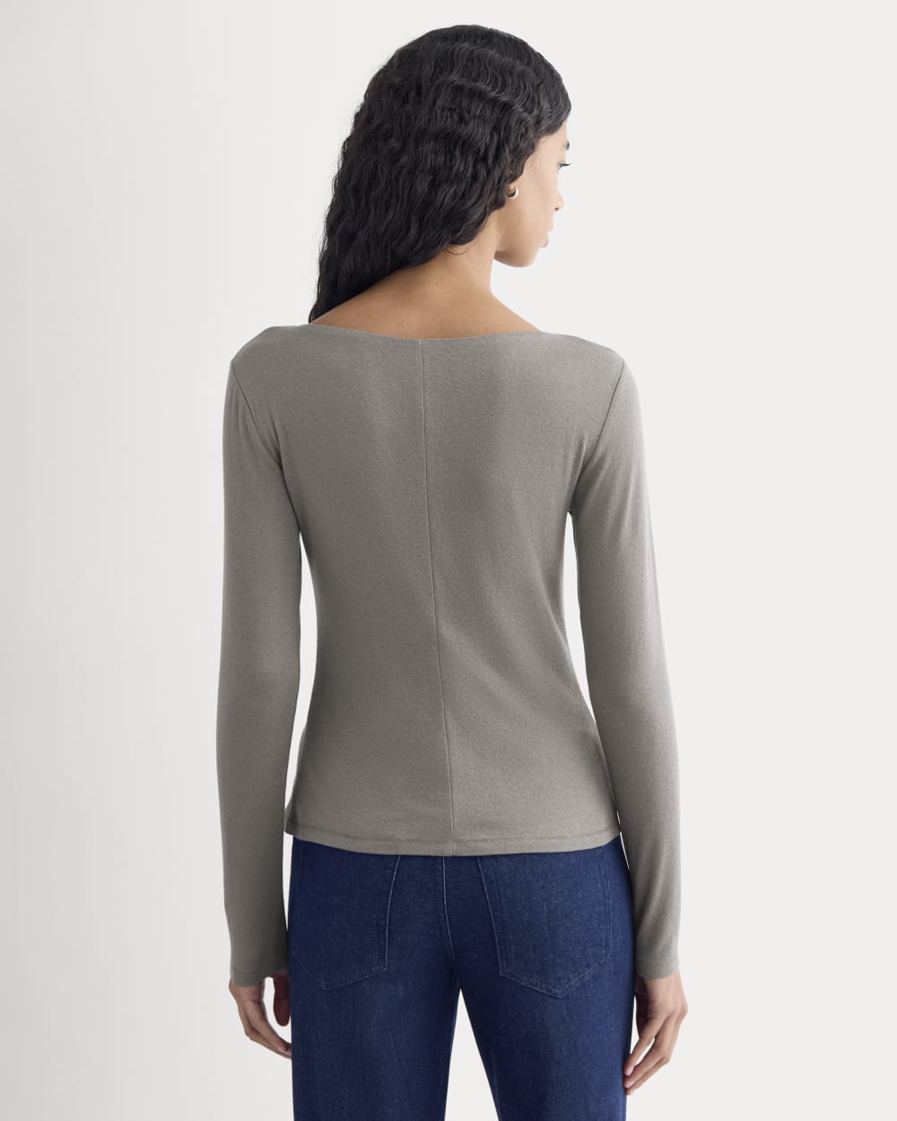 Button-Up Top in Butterluxe | Taupe - Image 5