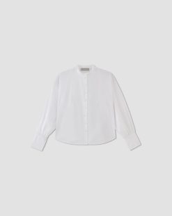 Alternative view of The Oversized Raglan Shirt | White