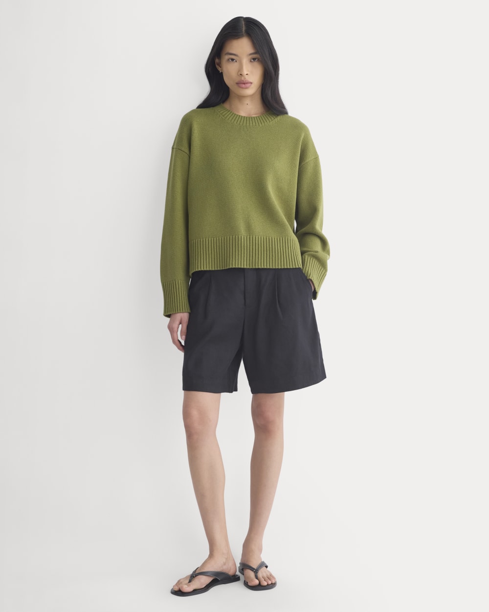 The Boxy Sweater in Everyday Cotton | Mayfly - Image 3