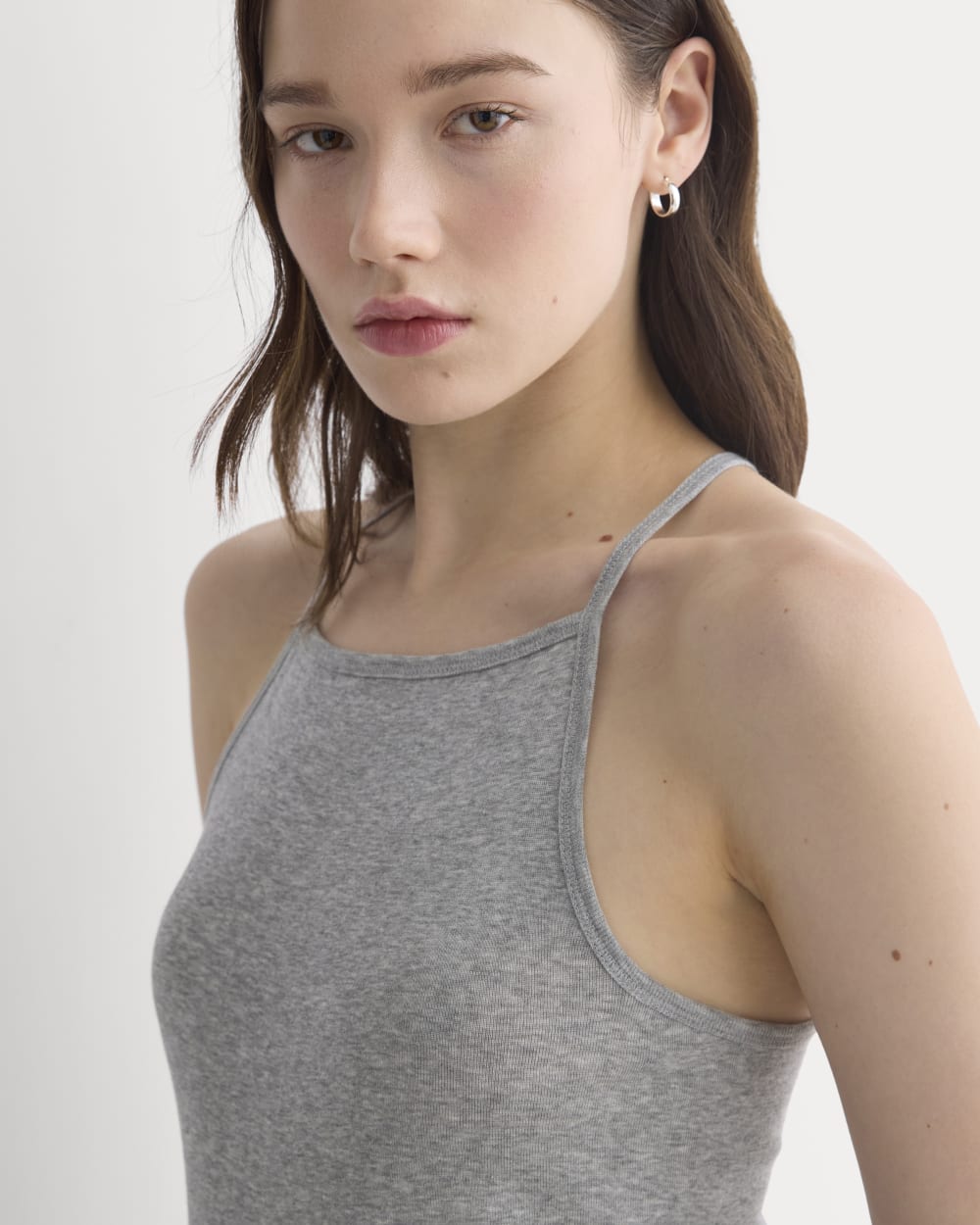 Tissue Narrow Racerback Tank | Heathered Grey - Image 4