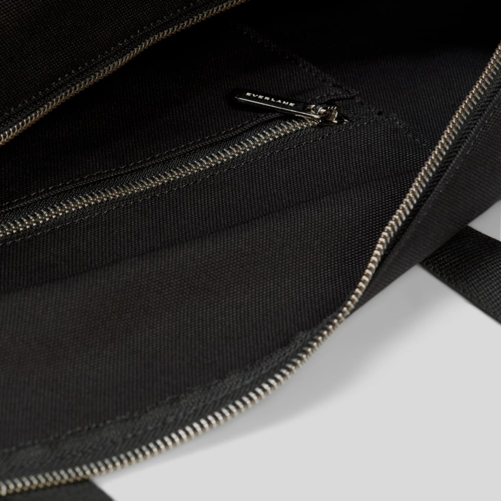 The Organic Canvas Weekender | Black - Image 5