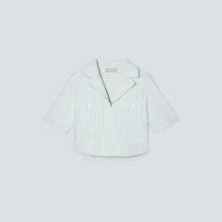 The Oxford Popover | Apricot Tan / Spray