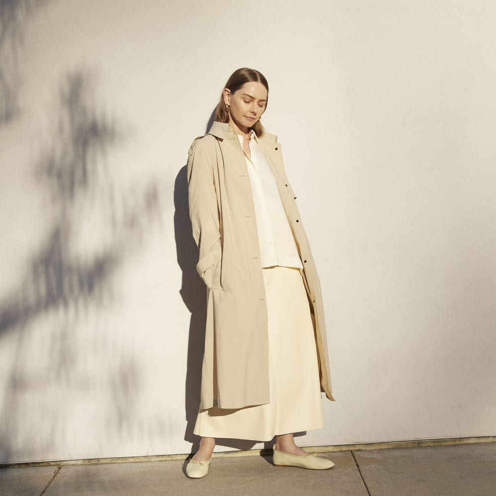 The Long Mac Coat | Stone - Image 7