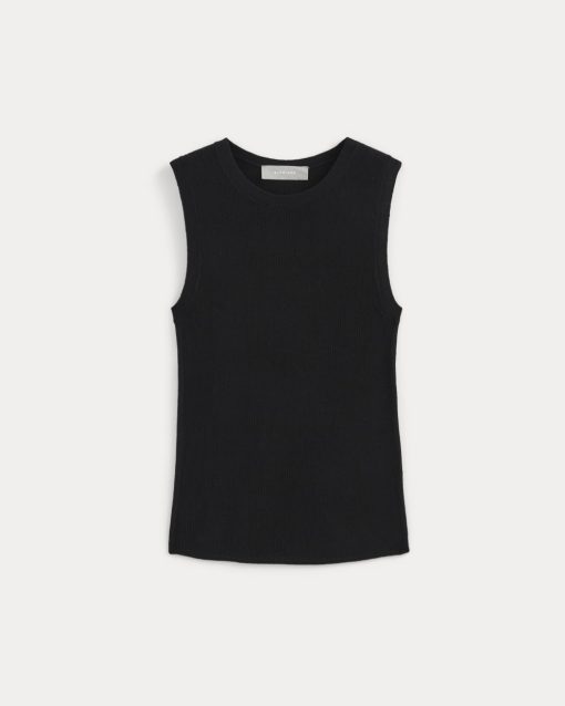 Alternative view of The Tank in Ultrasoft Merino | Black