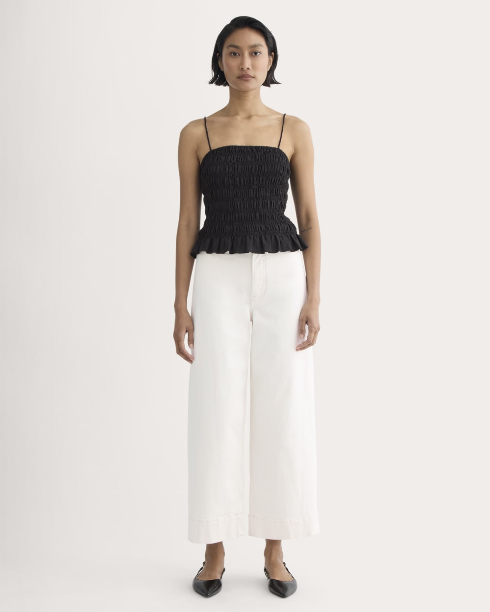 The Smocked Tank | Black - Image 3