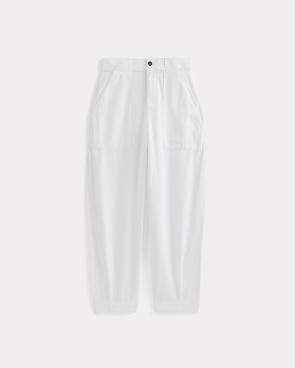Patch Pocket Ballon Pant in Buttersoft | White - Image 2