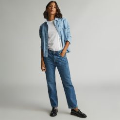 The Rigid Slouch Jean | Washed Indigo | 29.5 Inseam