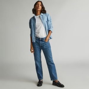 The Rigid Slouch Jean | Washed Indigo | 29.5 Inseam