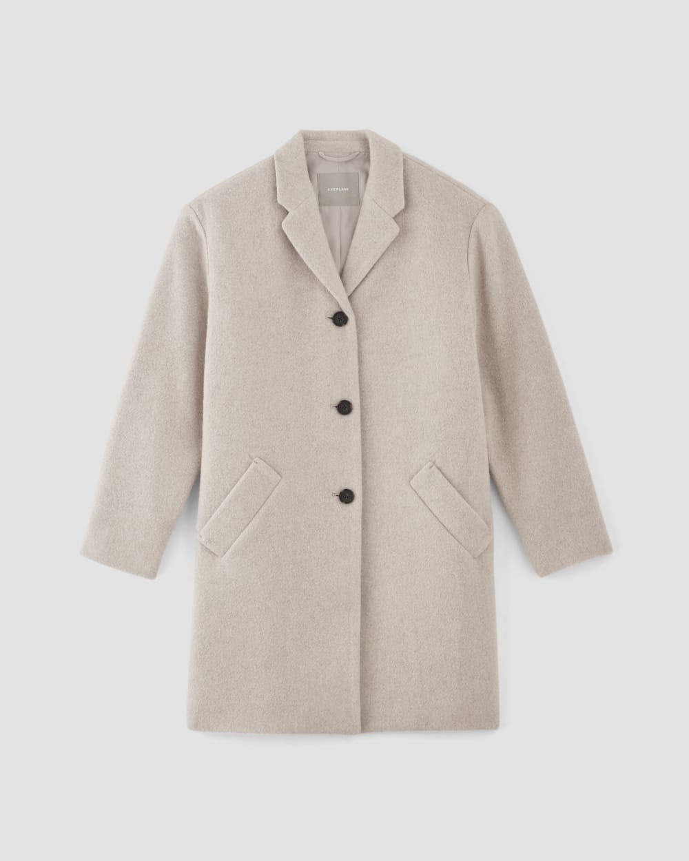 The Italian ReWool® Cocoon Coat | Oat - Image 2