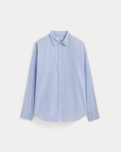 Alternative view of The Must-Have Shirt in Silky Cotton | Pale Blue