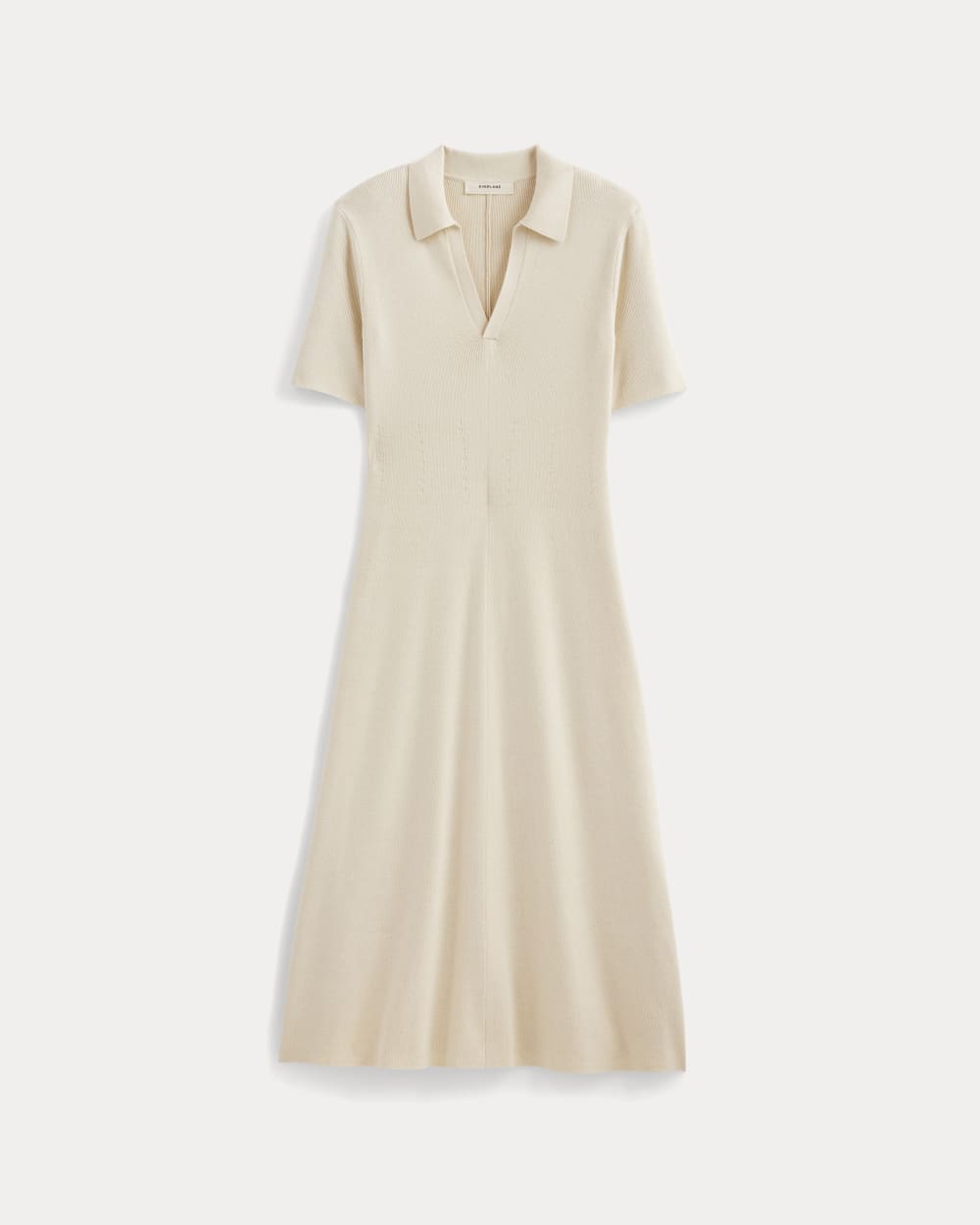 The Knit Polo Dress | Birch - Image 2