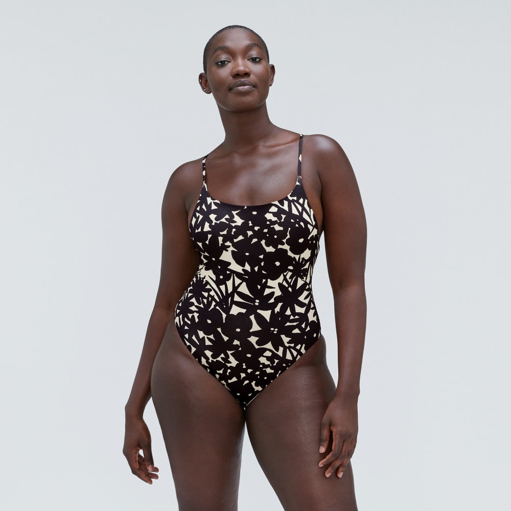 The String One-Piece | Black / Canvas Floral - Image 2
