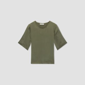 Alternative view of The Satin Relaxed Tee | Kalamata