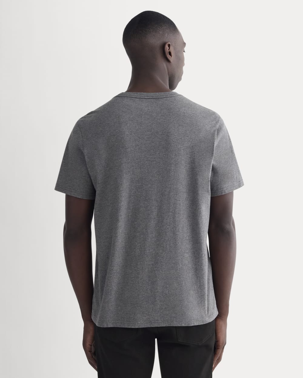 The Essential Organic Crew | Heathered Charcoal - Image 5