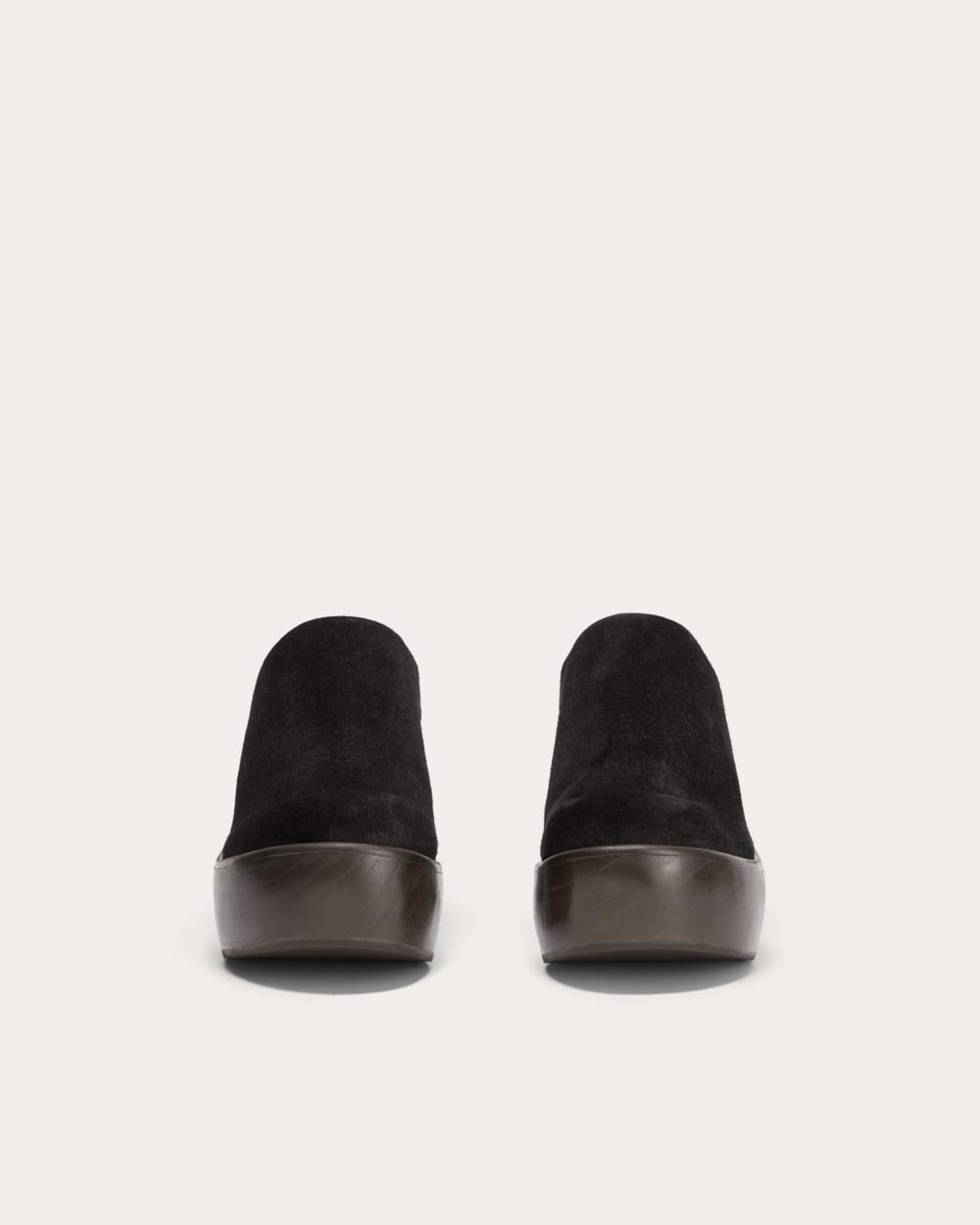 The Wooden Puffa Clog | Black Suede - Image 4