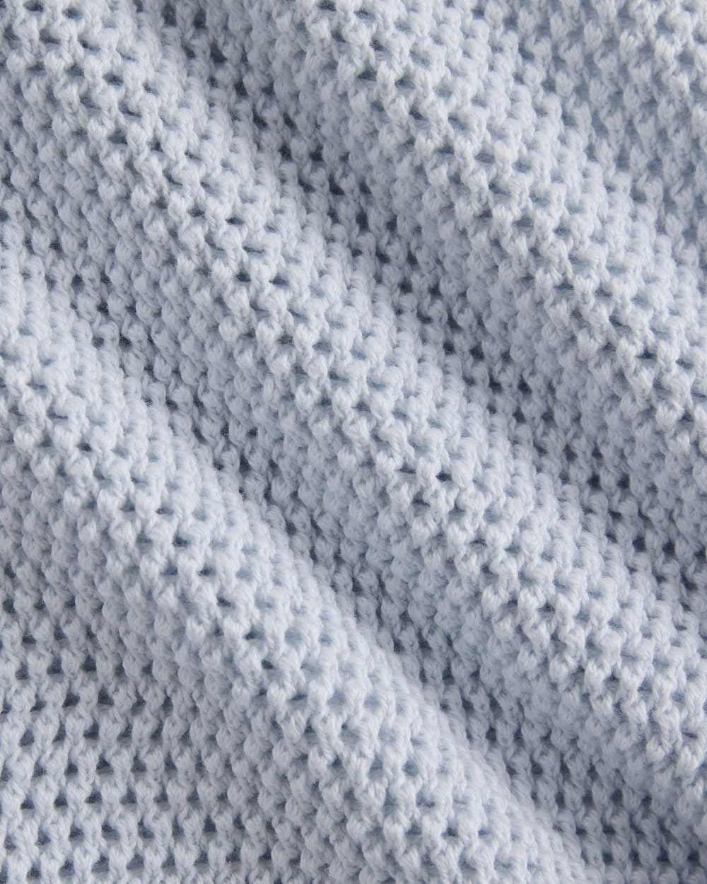 Open Knit Long-Sleeve Crew in Everyday Cotton | Skywriting - Image 6