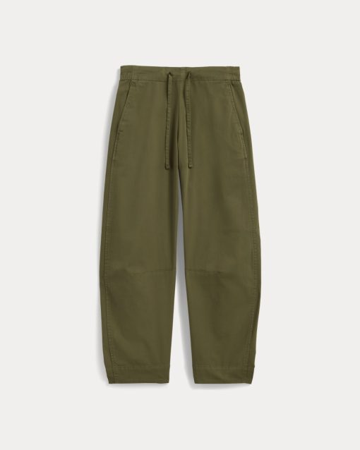 Alternative view of The Easy Barrel Pant | Olive