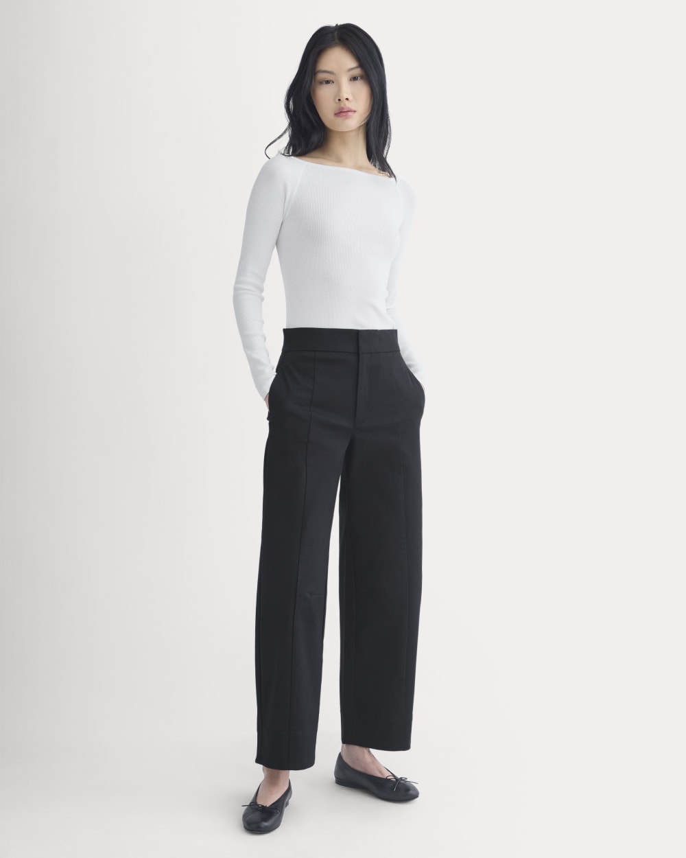 Seamed Balloon Pant | Black - Image 3