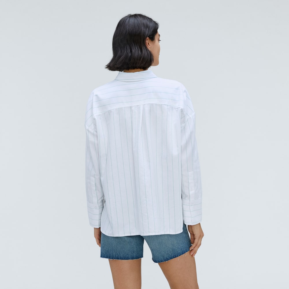 The Boxy Oxford | Mint / White - Image 3