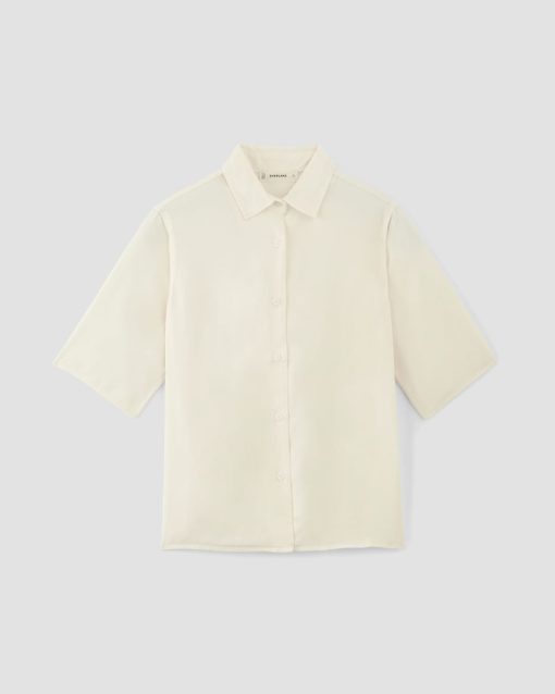 Alternative view of The Short-Sleeve Shirt in Butterlite | Bone