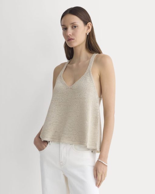Racerback V-Neck Sweater | Peyote