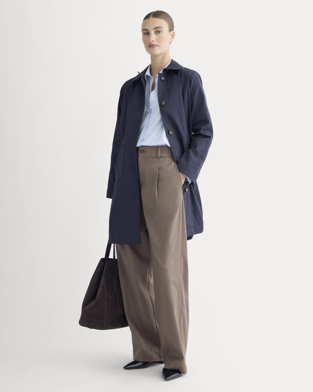 The Mac Coat | Navy - Image 3