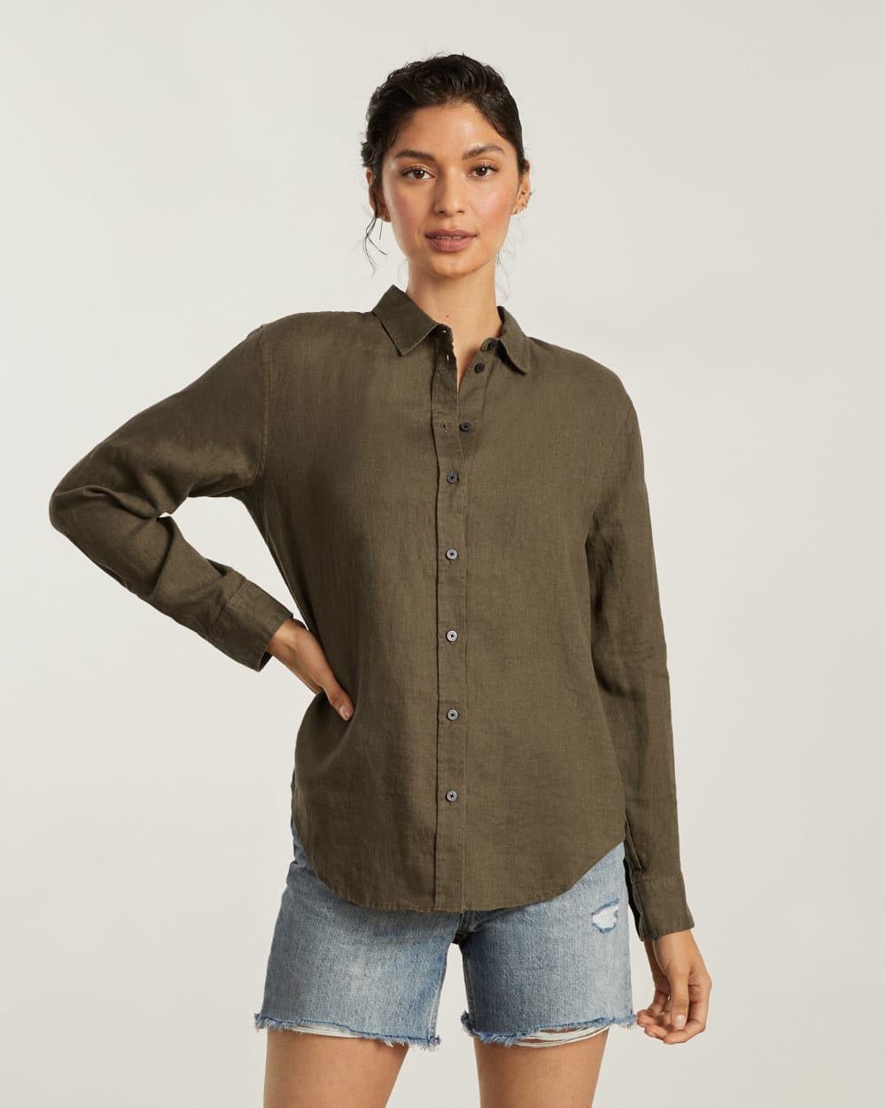 The Must-Have Shirt in Linen | Beech - Image 3