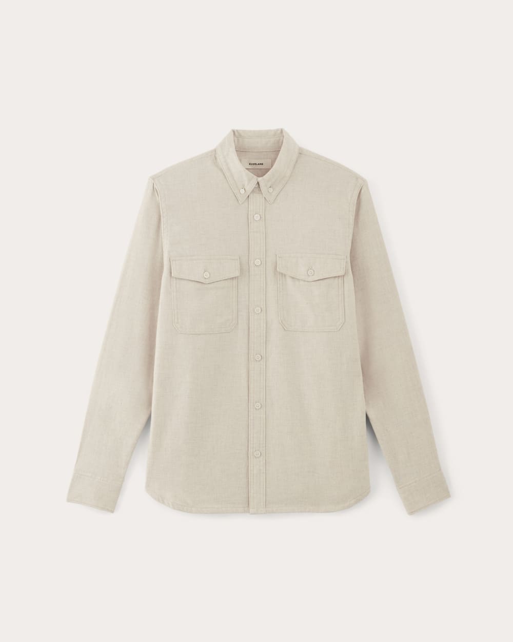 The Brushed Flannel Shirt | Heathered Oat - Image 2