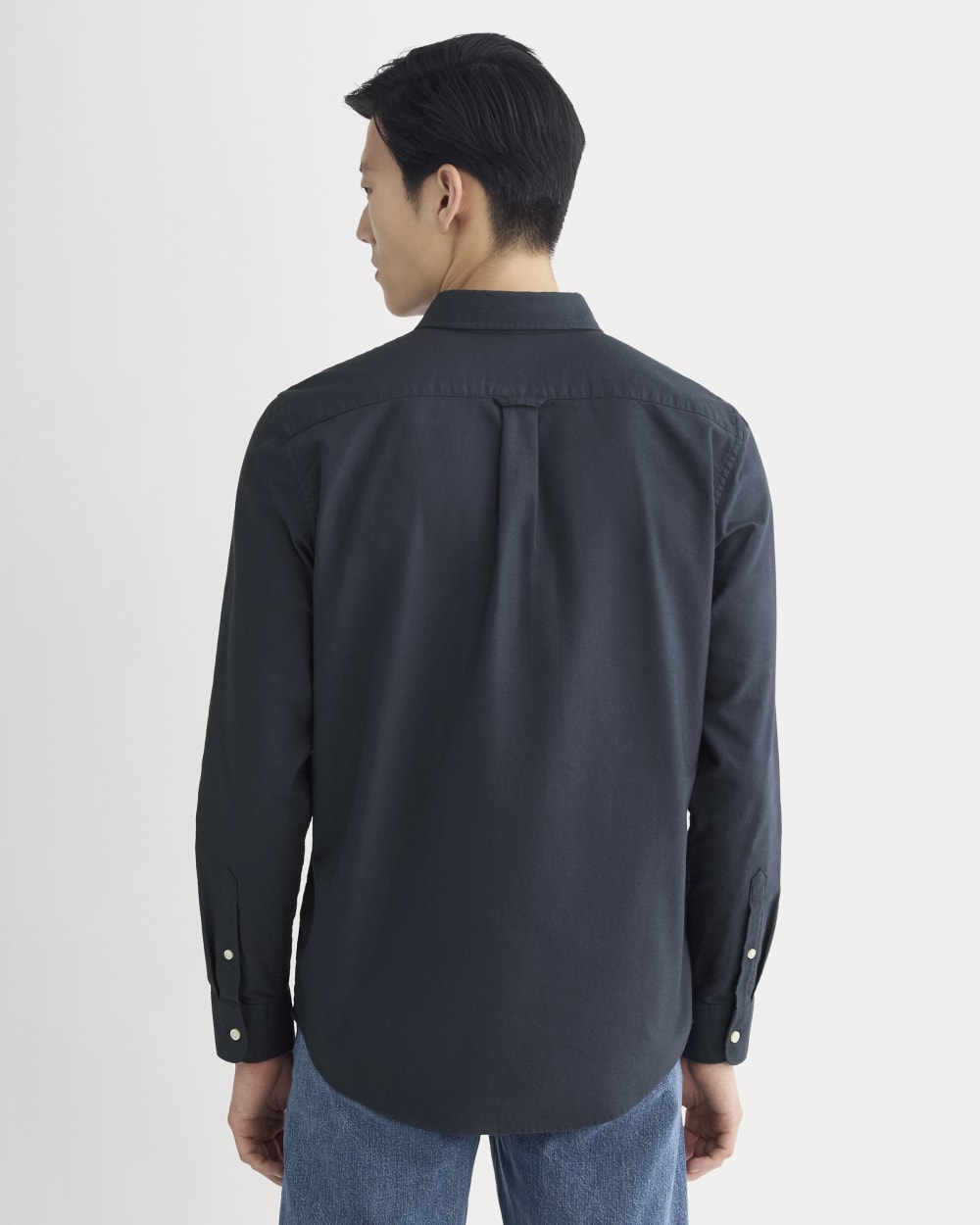 The Slim Oxford Shirt | Navy | Standard - Image 5