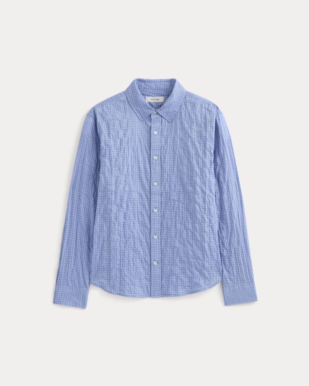 Textured Voile Button-Up Shirt | Open Air Plaid - Image 2