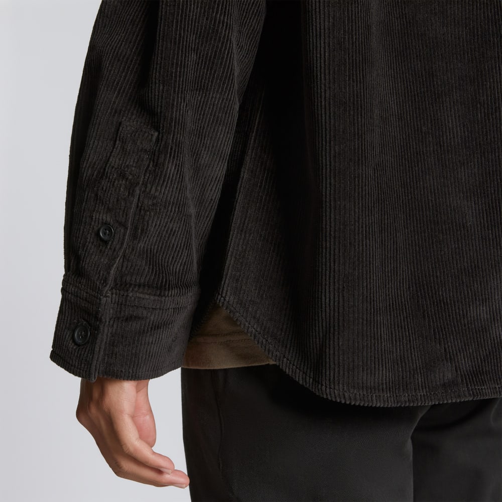 The Corduroy Everyone Overshirt | Black - Image 5