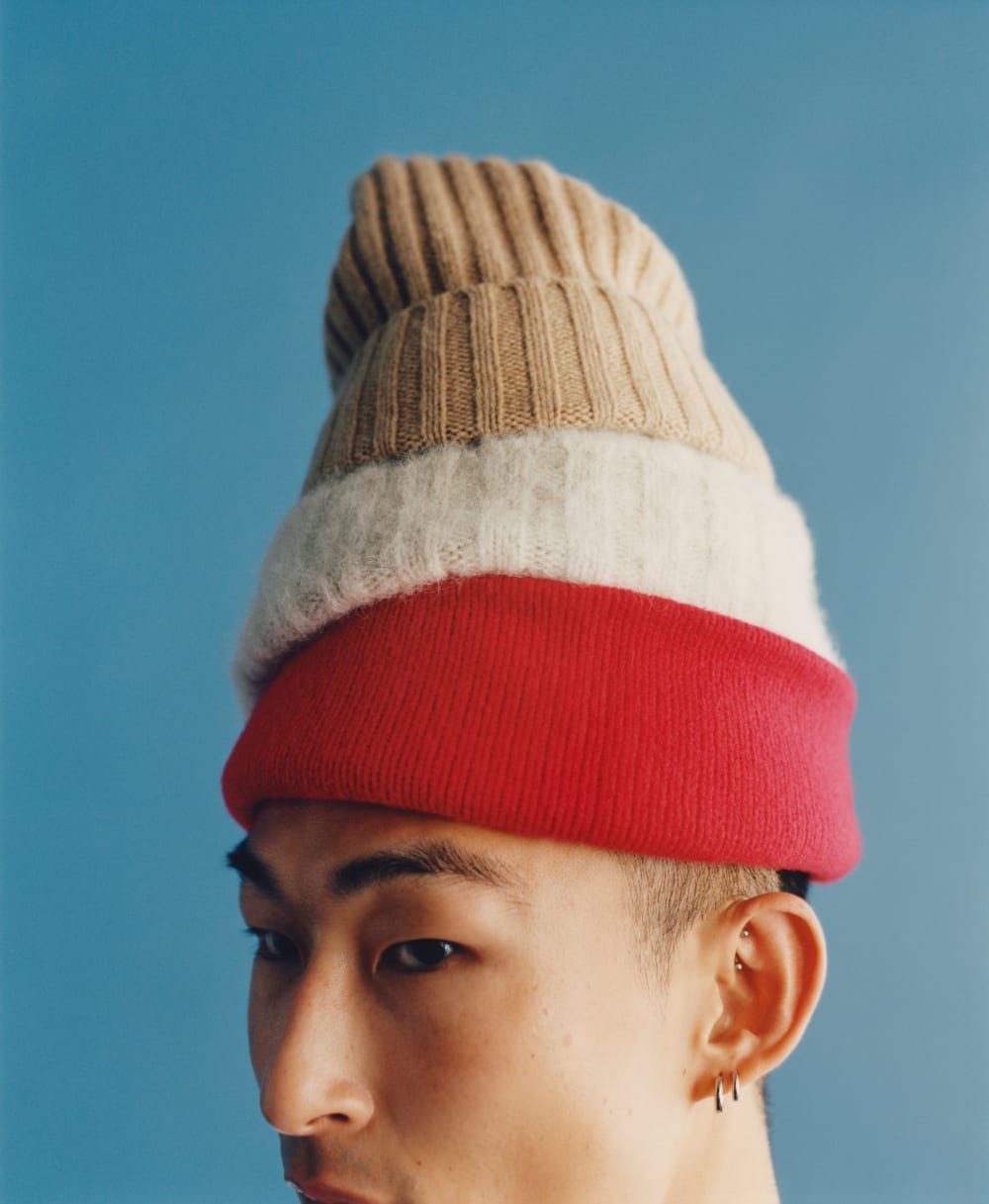 The Cashmere Beanie | Light Camel - Image 8