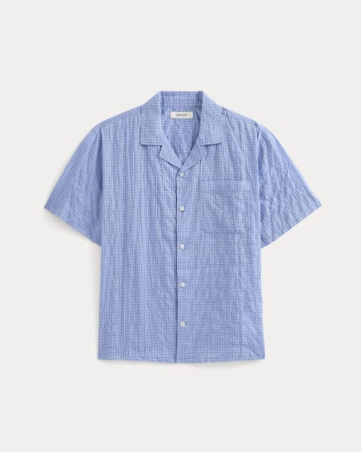 Alternative view of Textured Voile Resort Shirt | Open Air Plaid
