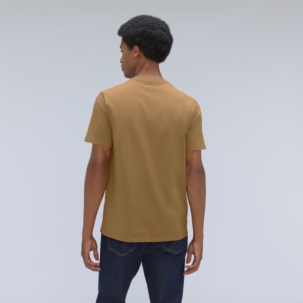 The Organic Cotton Pocket Tee | Dark Brown - Image 3