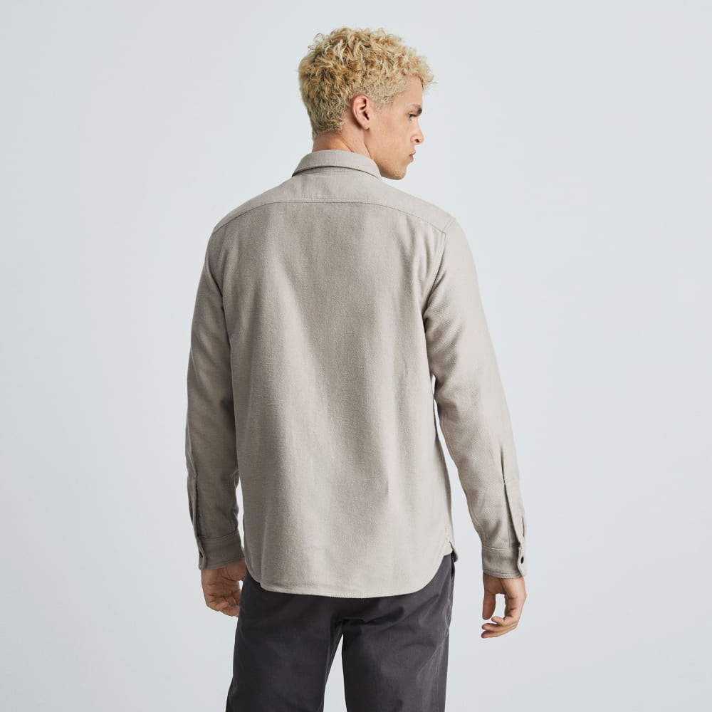 The Heavyweight Overshirt | Uniform | Stone - Image 4