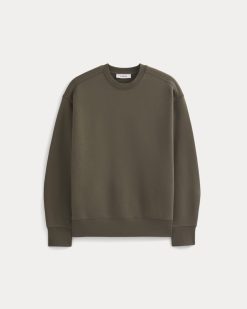 Alternative view of Luxe Fleece Crew Pullover | Olive Night