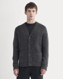 The Cloud Relaxed Cardigan | Heathered Soot