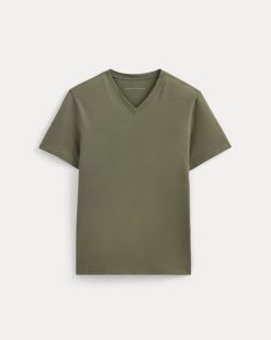 Alternative view of The Essential Organic V-Neck Tee | Kalamata