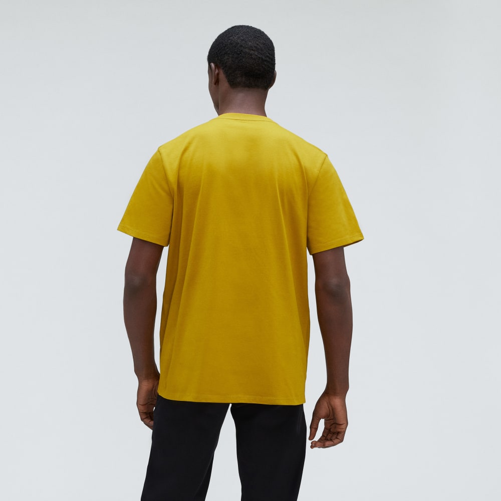 The Organic Cotton V-Neck Tee | Golden Palm - Image 3